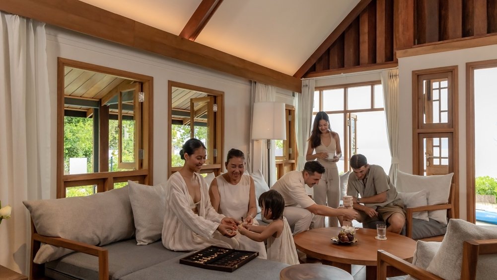 Elite Havens - Siritarar - Koh Samui - Southern Thai luxury beachfront villa - Living area